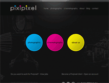 Tablet Screenshot of pixipixel.com